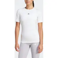 Adidas Camisa funcionais 'TECHFIT Training' preto / branco