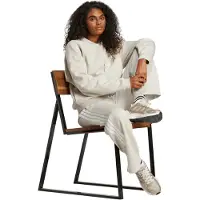 Adidas Calças de desporto 'Essentials 3-Stripes Open Hem Fleece' cinzento claro / branco