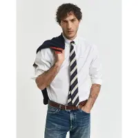 Gant para homem. 3000300 Camisa Pinpoint Oxford de ajuste regular branca (XXL), Branco, Casual, Algodão, Manga comprida