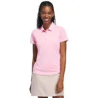 Adidas Camisola tipo polo de manga curta de alto desempenho para mulher
