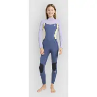 Billabong Fato De Neoprene De Manga Comprida Com Fecho De Correr Nas Costas Para Jovens Synergy 3/2 Mm