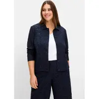 Sheego Blusa azul escuro