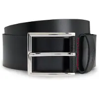 HUGO para homem. 50541171 Cinto Olpian preto (85 cm), Casual, Pele