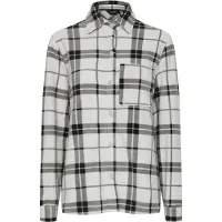 Oxmo Casaco de velo 'Chia' cinzento / preto / branco