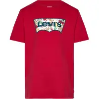 Levi's Kids Camisola 'BARBECUE BATWING' bege escuro / navy / vermelho / branco