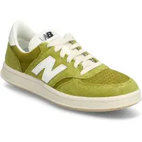 New Balance Sapatilhas baixas 'T500' oliveira / maçã / branco