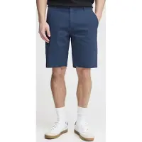 !Solid Calças chino ' KARLO ' azul / branco