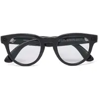 Ray Ban - Óculos sol - META Headliner - Gen 2 Shiny Black/Transitions Graphite Green para Unissexo - Preto