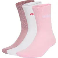 Adidas Meias de desporto 'Linear Crew Cushioned 3 Pairs' malva / cor-de-rosa / vermelho / branco