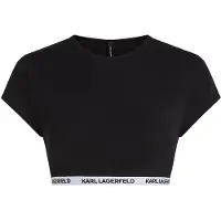 Karl Lagerfeld Camisa preto / offwhite
