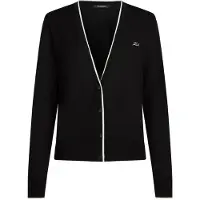 Karl Lagerfeld Casaco de malha preto