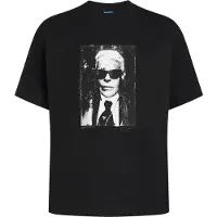 Karl lagerfeld JEANS Camisa cinzento / preto / branco