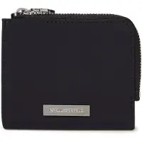 Karl Lagerfeld Carteiras ' Ikon Nylon Kleines Klappportemonnaie ' preto