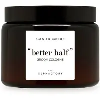 The Olphactory Better Half Groom Colonia, Basilico, Candela Profumata, 360 g