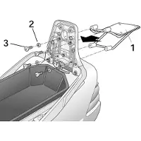 Shad Montagem Traseira Do Top Case Yamaha Fazer 1000