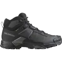 Salomon - Calçado caminhada homem - X Ultra 5 Mid GTX M Black / Asphalt / Castlerock para Homem - Tamanho 40 2/3 - Preto