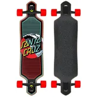 Santa Cruz Skate Cruiser Wave Dot Splice 9.0 X 36 Drop Thru