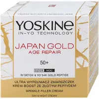 Yoskine Japan Gold 50+ Creme Reparador Dia e Noite Rosto 50 ml