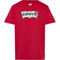 Levi's Kids Camisola 'BARBECUE BATWING' bege escuro / navy / vermelho / branco