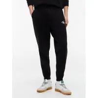 Tommy Hilfiger Calças 'Signature Logo Cuffed' vermelho / preto / branco