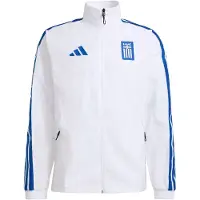 Adidas Casaco de treino 'Griechenland Anthem' azul / branco