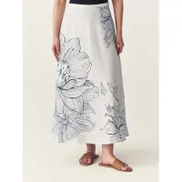 TATUUM Saia 'Tosita' azul escuro / branco