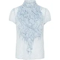 Saint tropez Blusa 'LiljaSZ' azul claro / branco