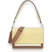 Tous para mulher. 2002358205 Mala de ombro M Audree Saffiano amarelo (OSFA), Casual, Tecido
