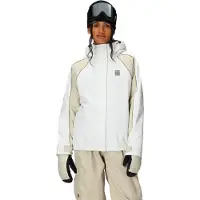 686 - Casacos ski mulher - W Hologram Shell Jacket White Colorblock para Mulher - Tamanho XS - Branco