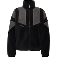 Adidas Originals Casaco de velo 'Adicolor' cinzento / preto