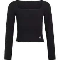 Adidas Originals CAMISOLA JUSTA DE MANGA COMPRIDA COM DECOTE QUADRADO
