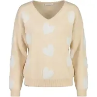 Kleinigkeit Pullover 'Lovely Wollma' creme / champanhe