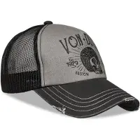 Von Dutch Boné 'Gorra gris trucker skull logo' greige