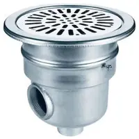 AstralPool 00268 Dreno Lateral Para Piscina Circular Aisi316 Com Saída De 2 Polegadas Aço Inoxidável