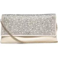 Steve madden Clutches 'Bglimers' bege / prata