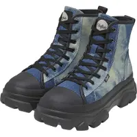 Buffalo Botim com fivela 'Cade' azul / azul ganga / azul claro / preto