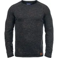 Blend Pullover 'BHDan' azul escuro / castanho