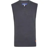 Blend Colete de malha 'Larson' azul escuro