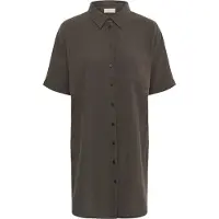 Kaffe Camisa 'KAVafla' castanho