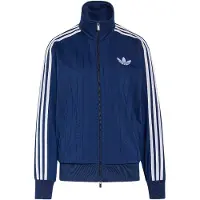 Adidas Casaco em moletão 'Firebird' navy / branco