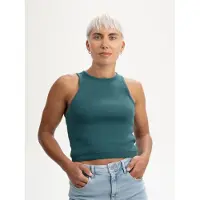 Mela London Top 'Nikara' azul ciano