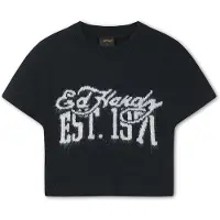 Ed Hardy Camisa '1971' preto / branco