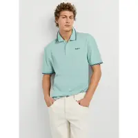 Pepe Jeans para homem. PM5400142 Polo Matthew turquesa (M), Casual, Verde, Algodão, Manga curta