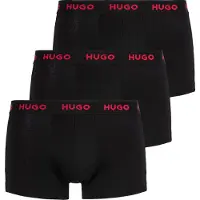 HUGO Boxers vermelho / preto