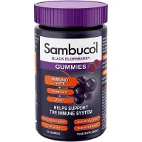 Sambucol Immuno Forte+ Sabugueiro preto Vitamina C e Zinco Suporte ao sistema imunitário Gomas 30 unidades