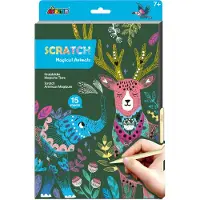 Avenir Livro De Raspar A4 Animais Mágicos