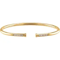 Tommy Hilfiger Gold-plated solid Bracciale with crystals TH2780251