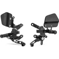 Gilles Tooling Sist. apoio pés VCR38GT CBR1000RR 04-07 PRETO