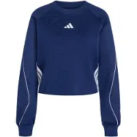 Adidas Sweatshirt de desporto 'Stadium' azul escuro / branco