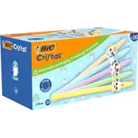 BIC Caneta Cristal Pastel Figurines 20
